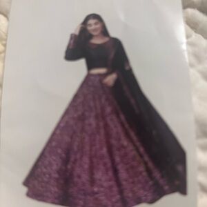 3 piece large size Lehenga set . Blouse is 40 inches bust Skirt is 42 inches